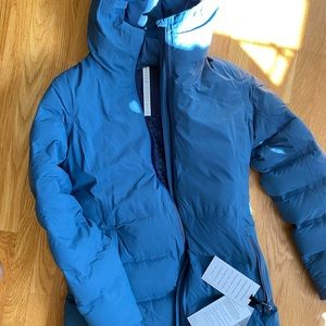 lululemon sleet street jacket blue